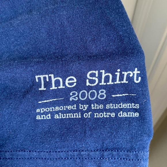 Notre Dame 2008 “the shirt” Tee - Picture 4 of 4